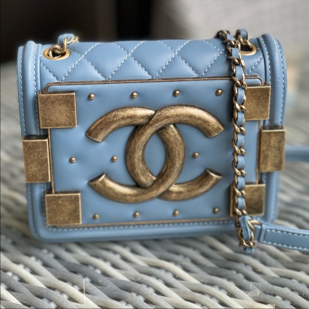 Chanel brick boy bag